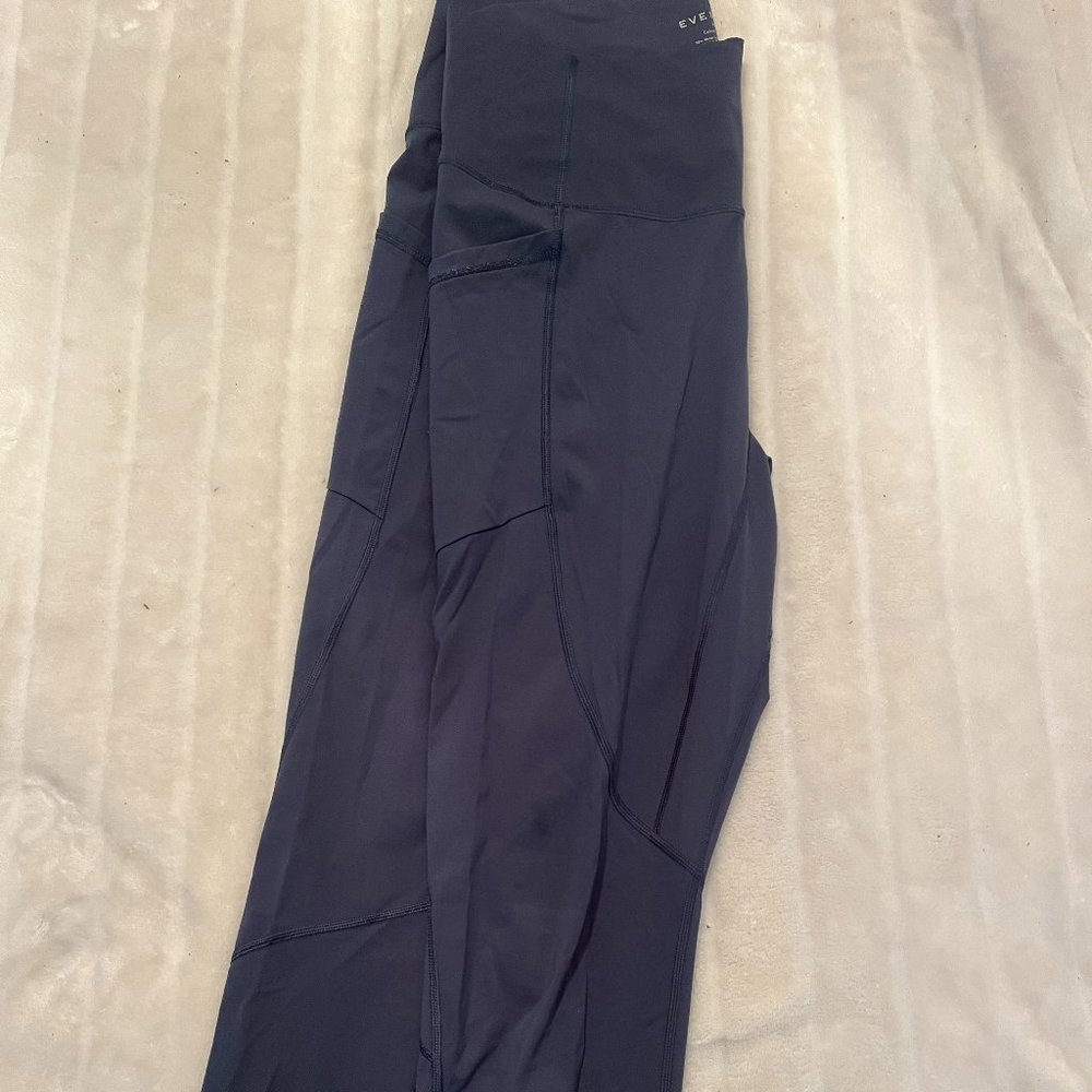Everlane Blue/Atlantic “Preform Pocket" Legging